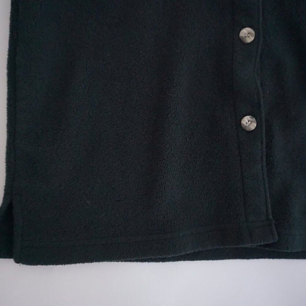 Vintage '90S Cherokee Hunter Green Embroidered Feathers Button Up Shacket S - Picture 8 of 10